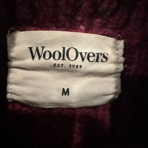 WoolOvers turtleneck sweater maroon - Picture 3 of 4